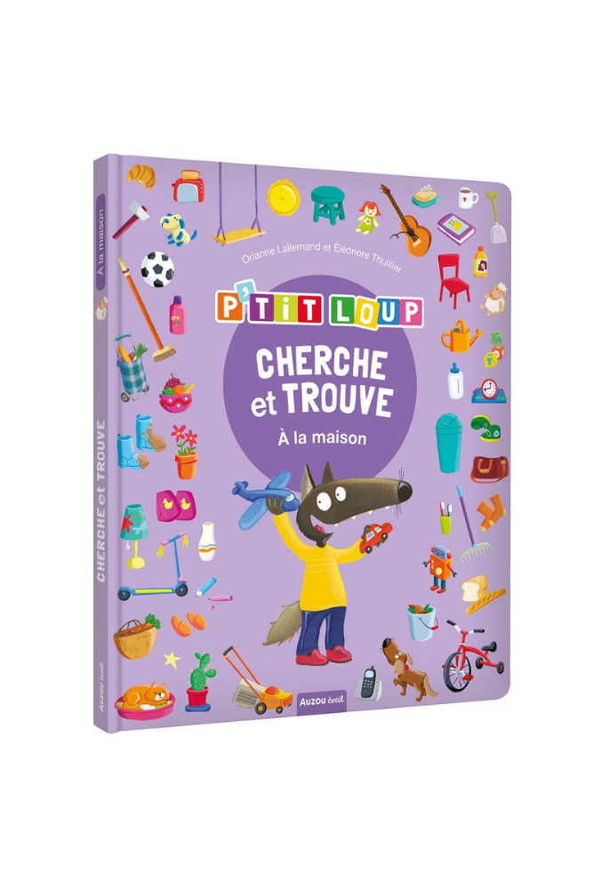 livre cherche et trouve ptit loup a la maison