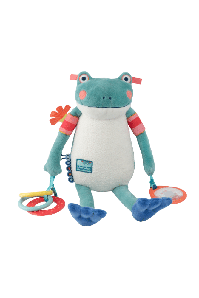 peluche d'activites raoul grenouille moulin roty