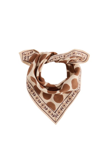 petit foulard apaches collection pesos cajou
